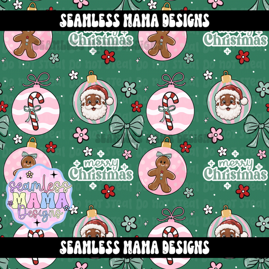 Merry Little Ornaments (brown)