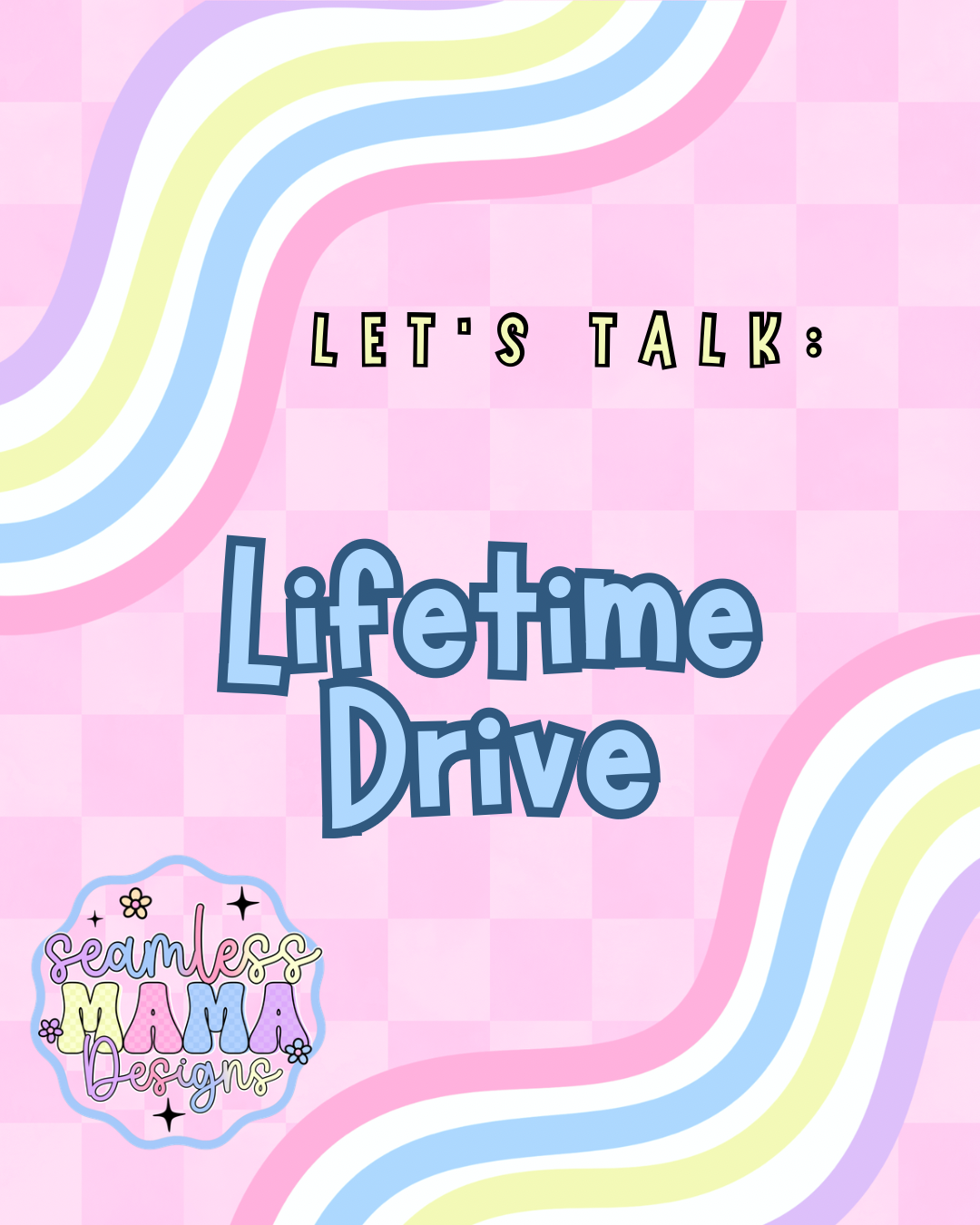 ✿ Seamless Mama Designs Lifetime Drive-Please scroll down to read description! —->