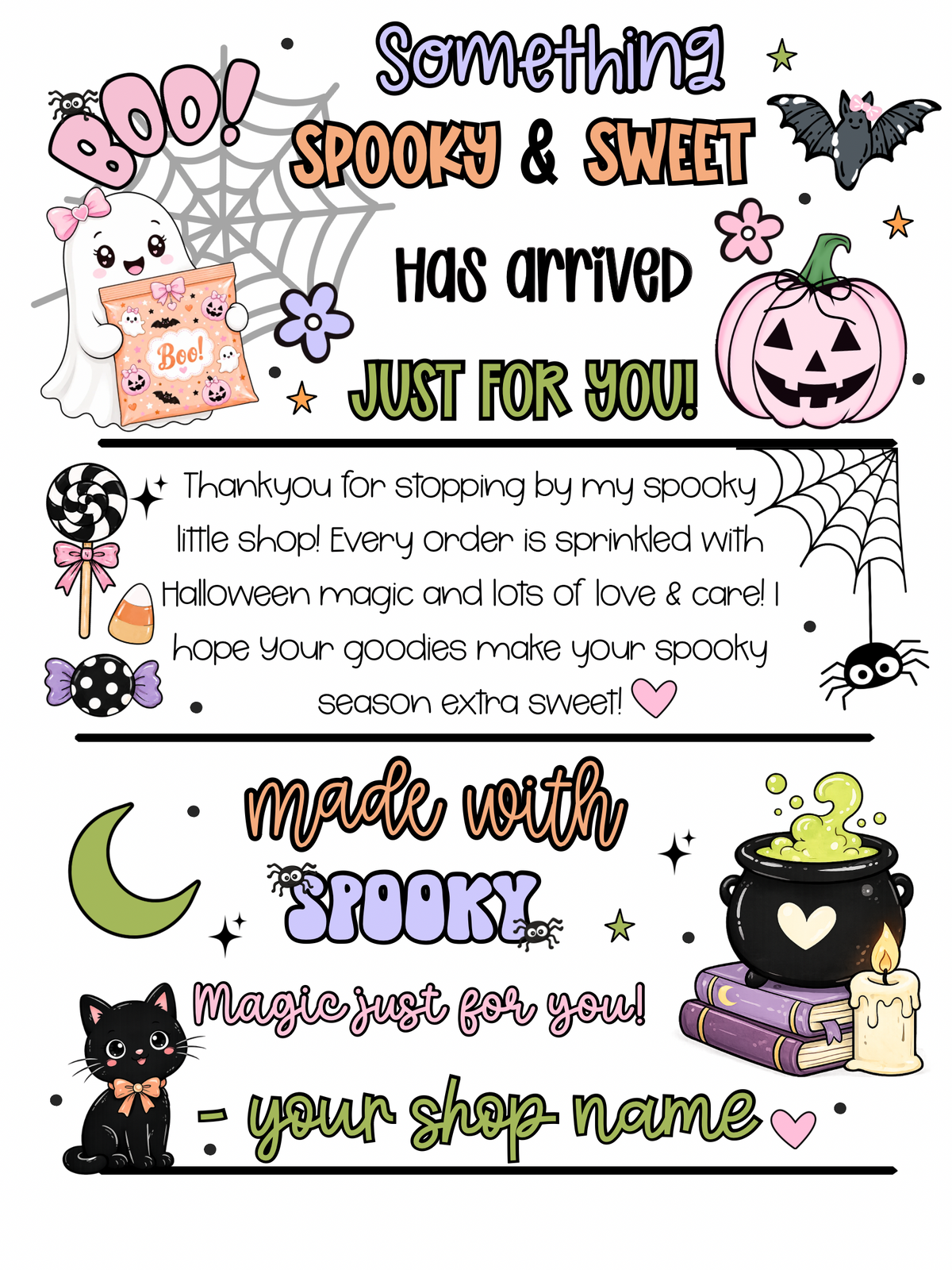 Spooky Digital Stickers