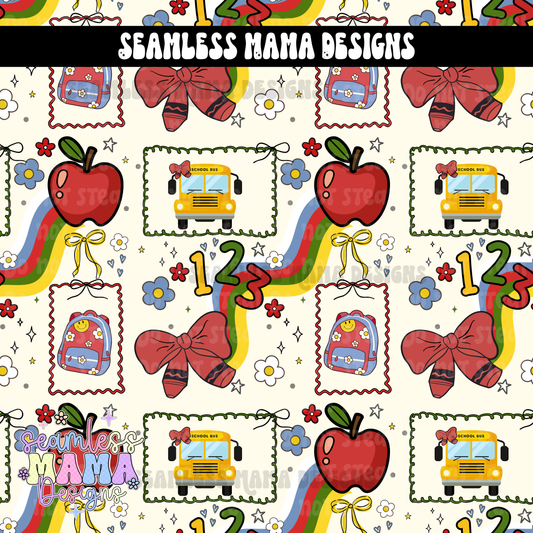 Cutesie Back to School Primary Colors