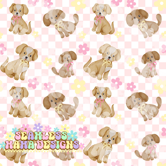 Puppies & Bows ( boy and girl )