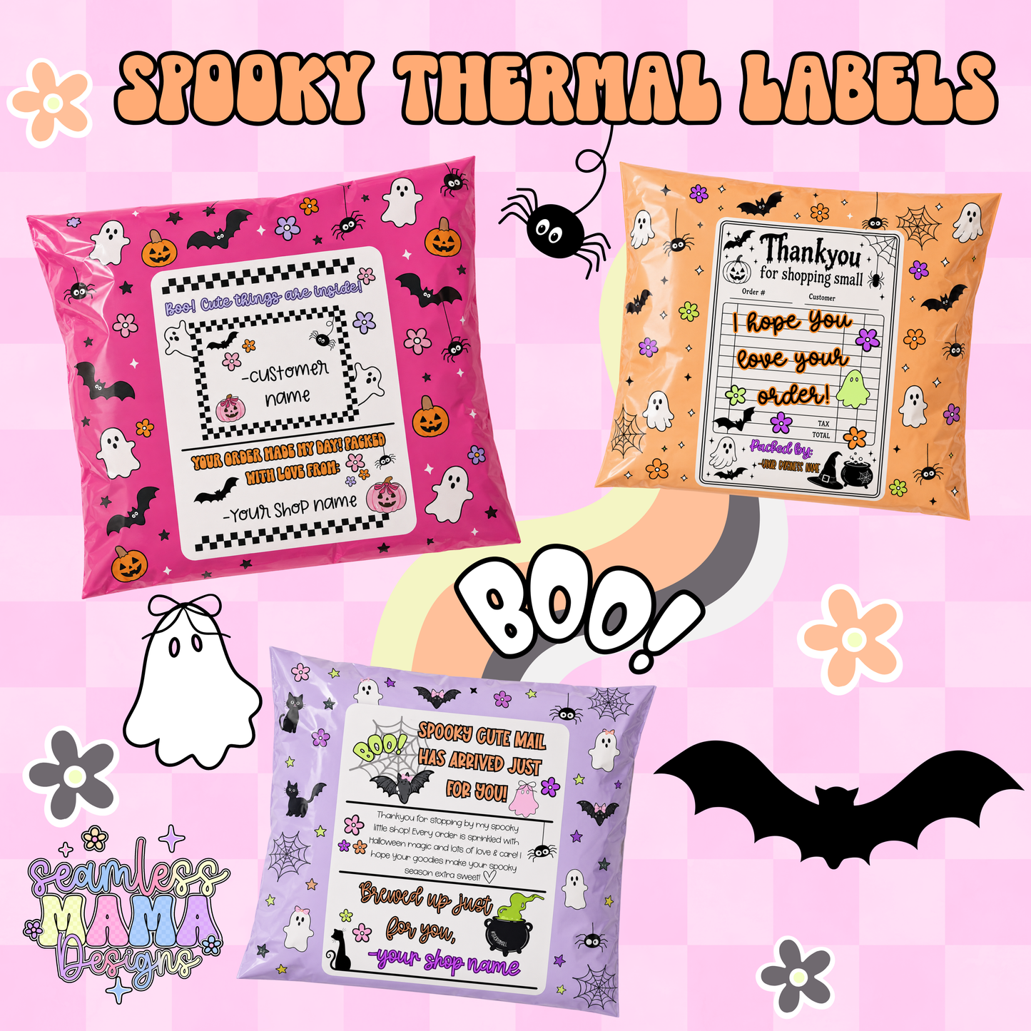 Spooky Thermal Labels