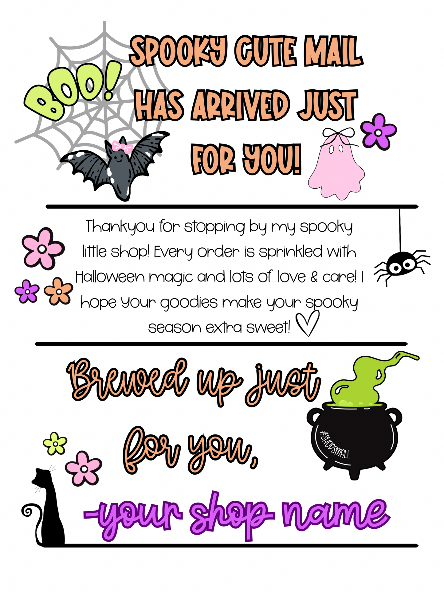 Spooky Thermal Labels