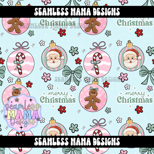 Merry Little Ornaments (tan)