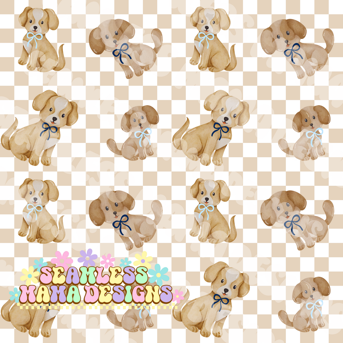 Puppies & Bows ( boy and girl )
