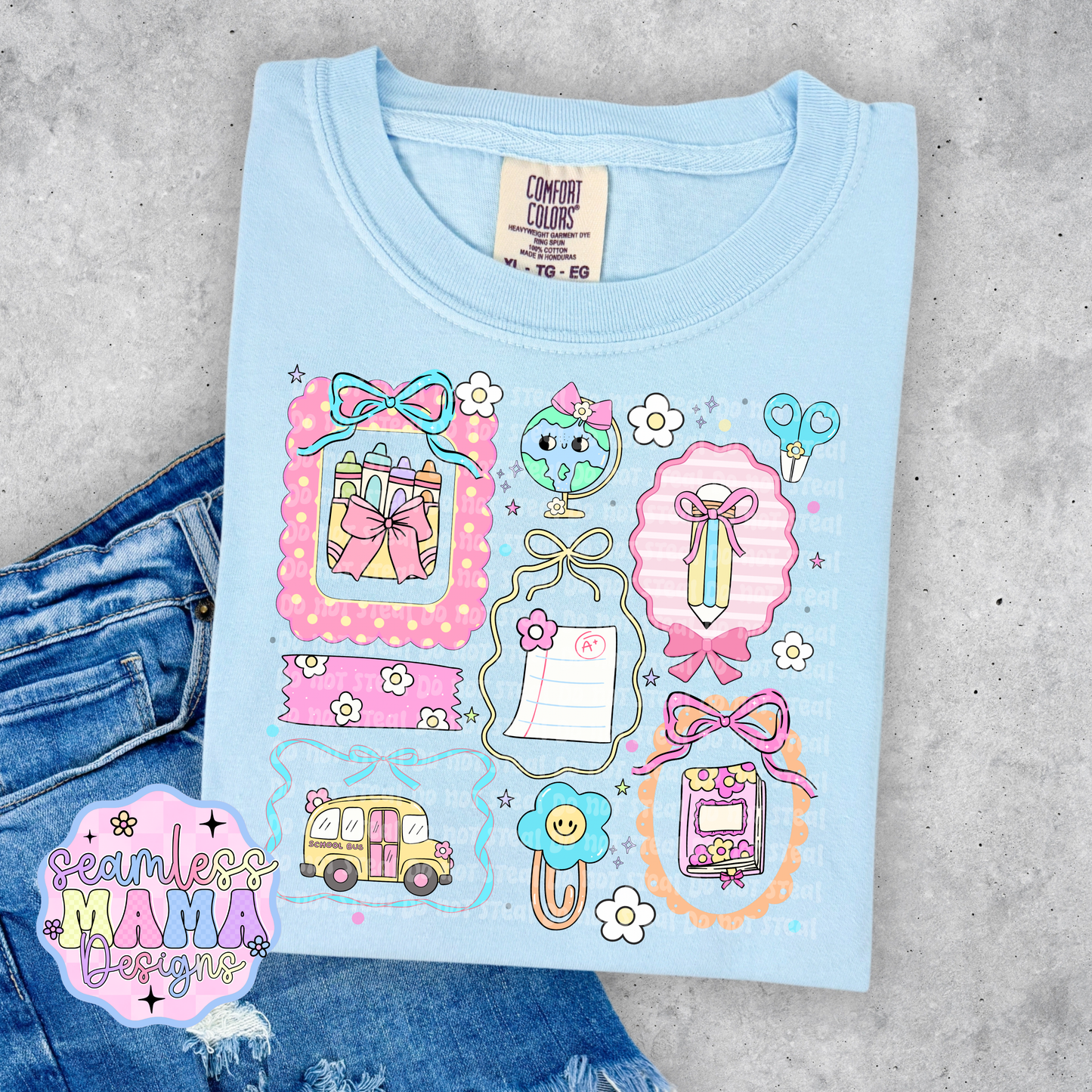 Cutesy School Girl Supplies