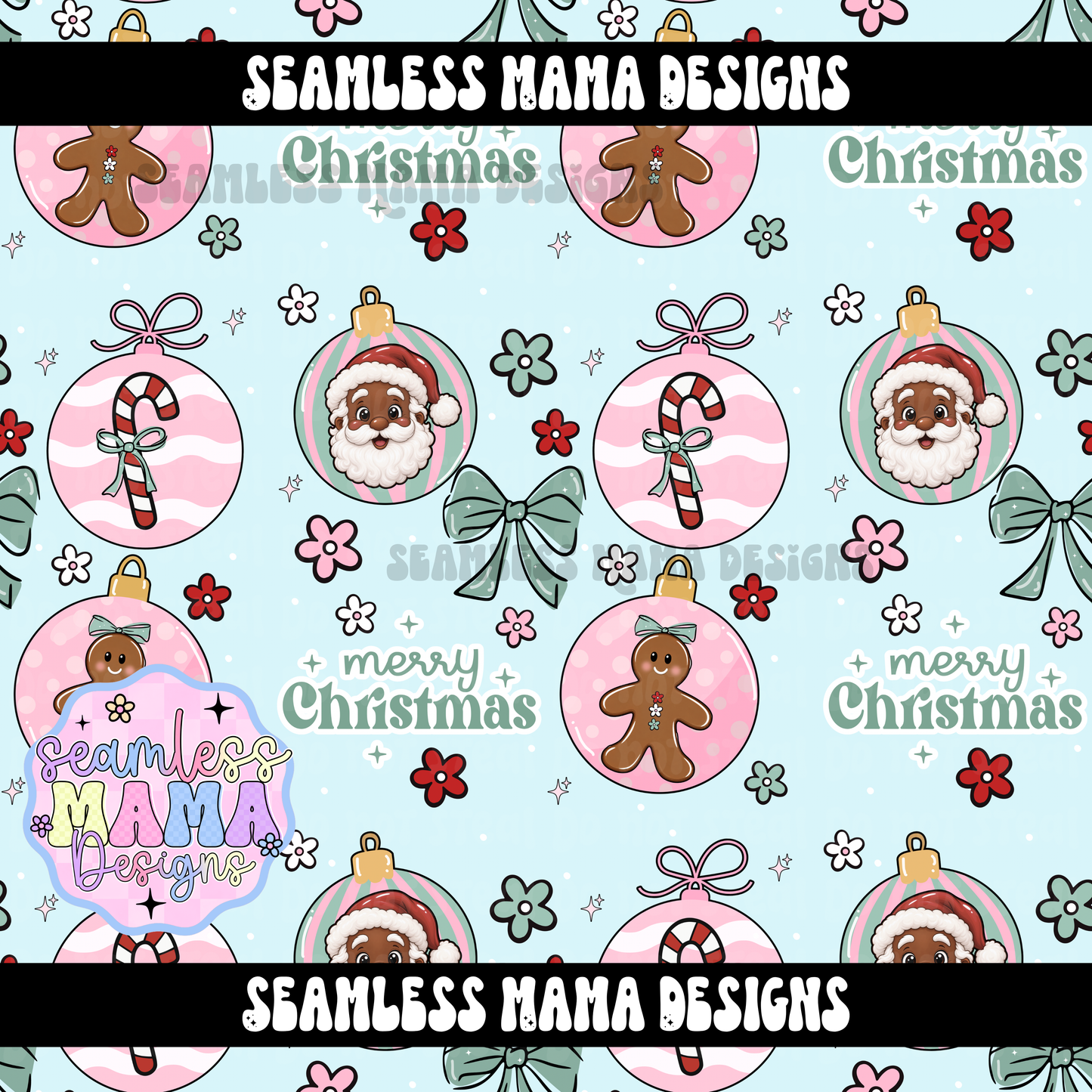 Merry Little Ornaments (brown)