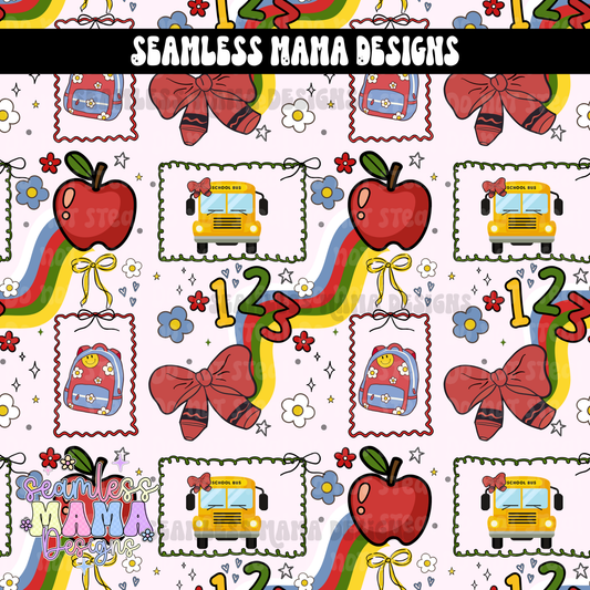 Cutesie Back to School Primary Colors