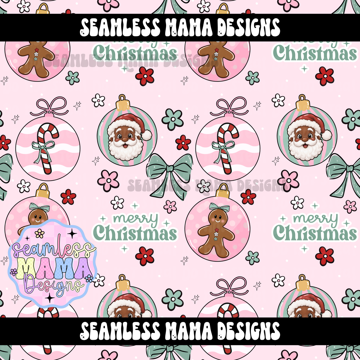 Merry Little Ornaments (brown)
