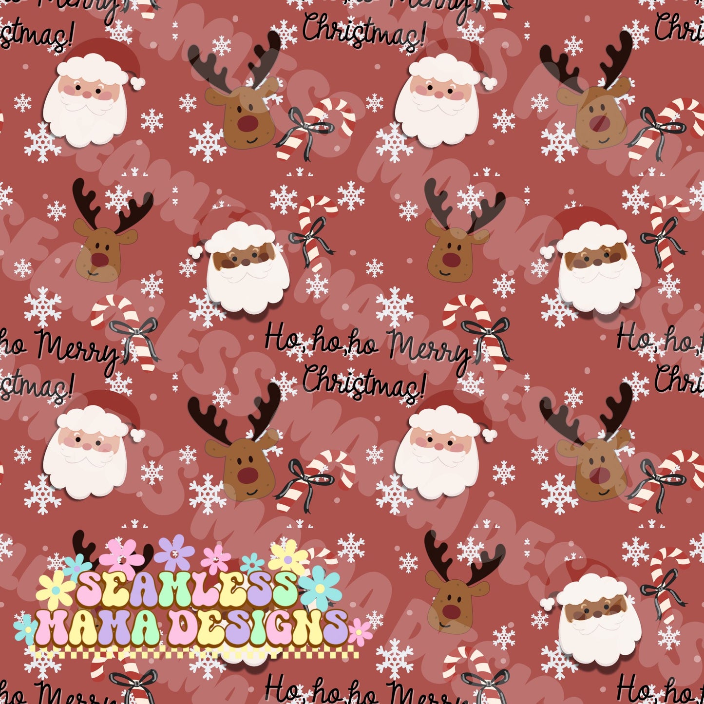 Santa and Reindeer