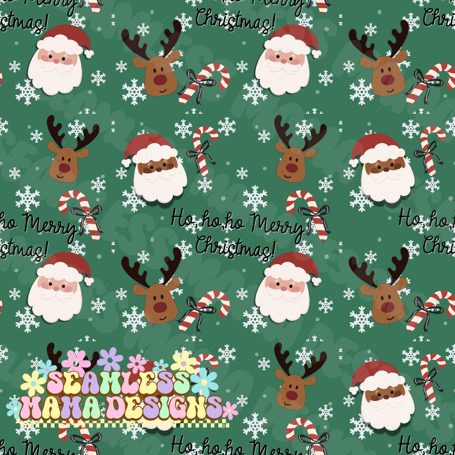 Santa and Reindeer