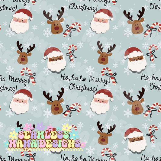 Santa and Reindeer