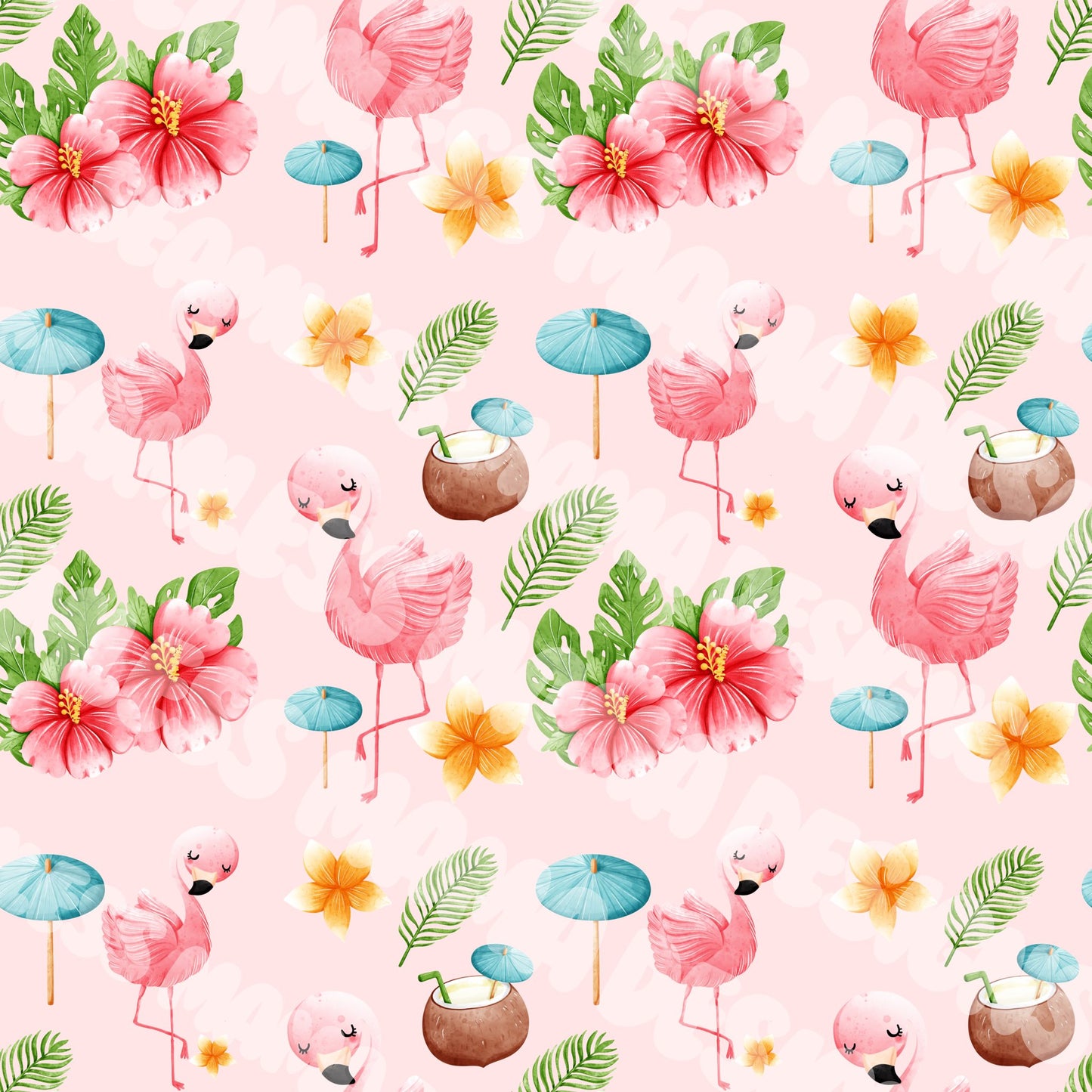 Summer Flamingos