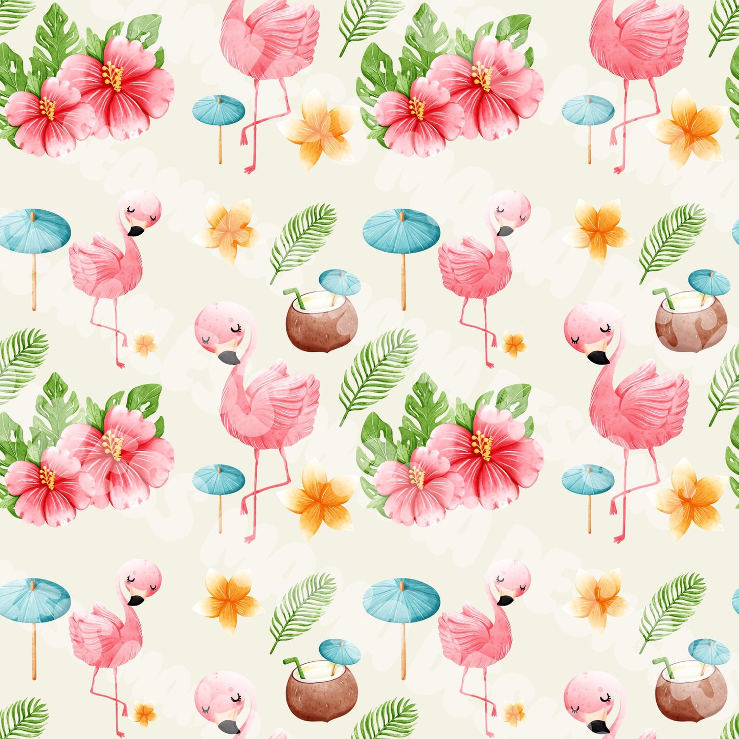 Summer Flamingos