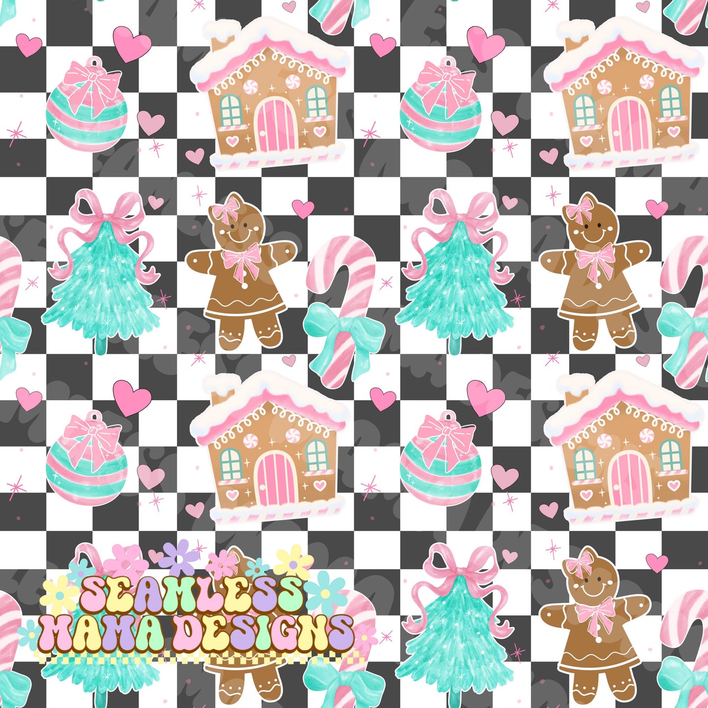 Gingham Gingerbread