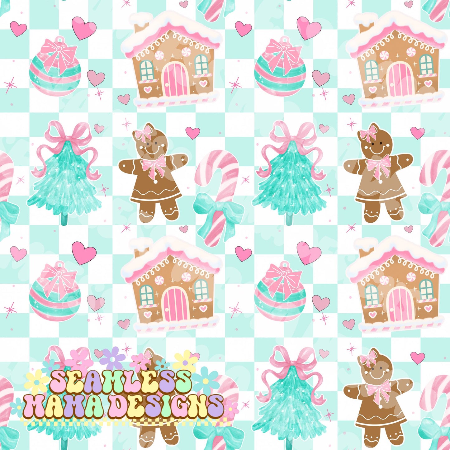 Gingham Gingerbread