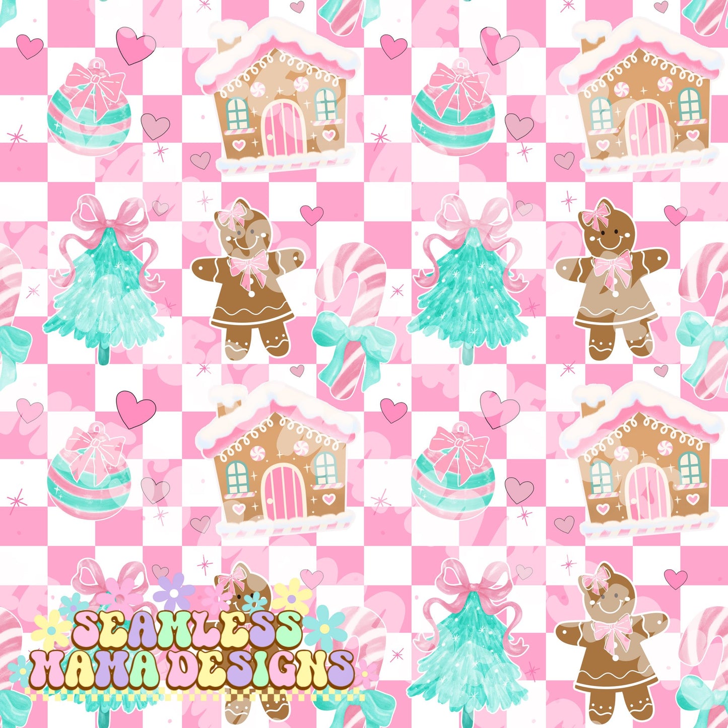 Gingham Gingerbread